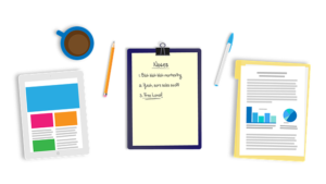 Pens and note pads 