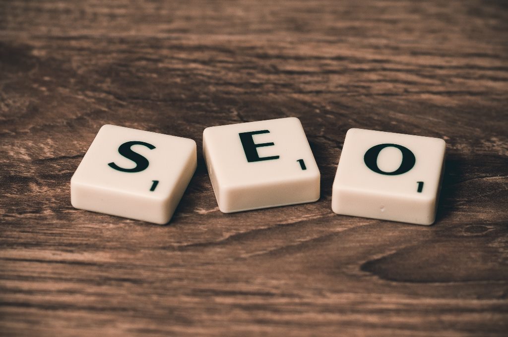SEO in scrabble tiles 